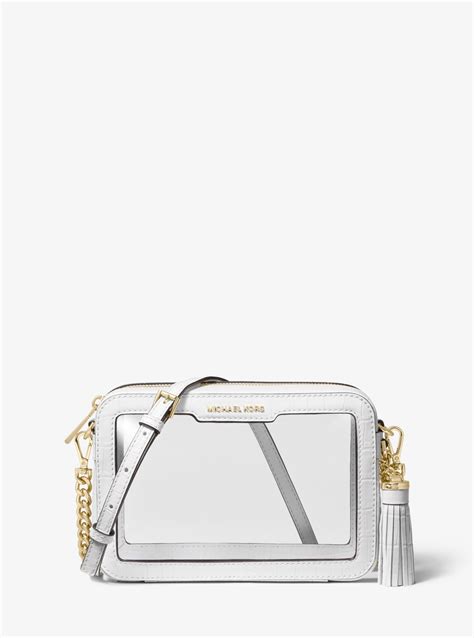 ginny michael kors medium clear black|Michael Kors ginny bag.